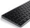 Satechi Slim W3 Wired Backlit Keyboard, -C, schwarz/grau, USB, DE Vorschaubild