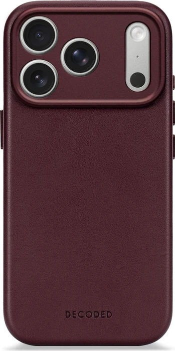 Decoded Leather Back Cover für Apple iPhone 17 Pro Max