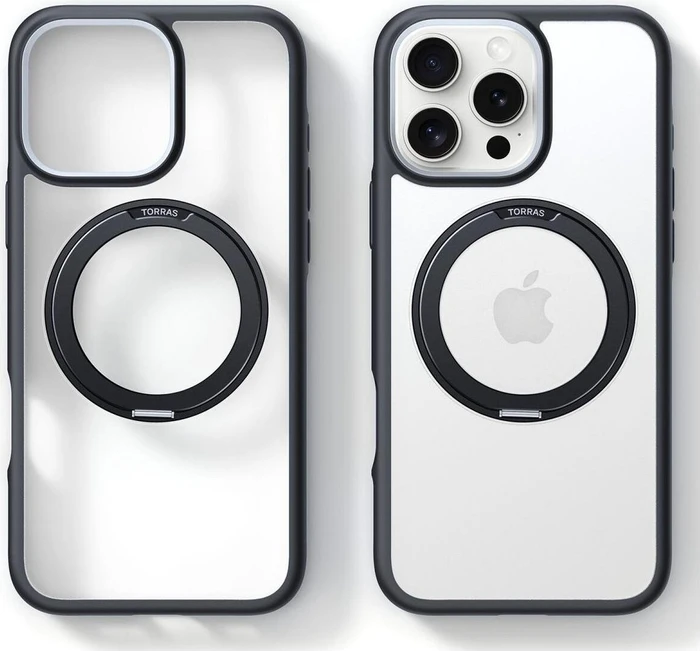Torras Ostand R Fusion Case für Apple iPhone 16 Pro