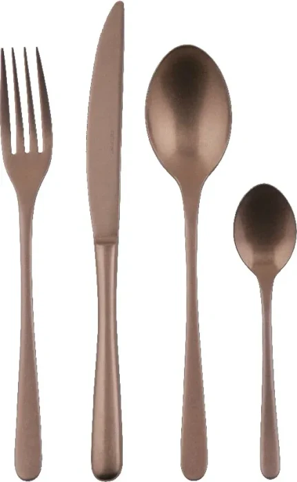 Sambonet Taste Vintage Edelstahl PVD Monoblock Besteck-Set kupfer, 24-tlg.