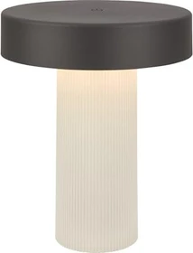 Briloner Bito Akku LED-Tischleuchte off-white/anthrazit