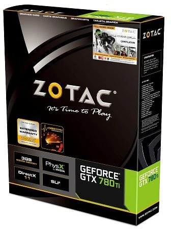 Zotac GeForce GTX 780 Ti + Game-Bundle, 3GB GDDR5, 2x DVI, HDMI, DP