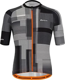 Santini Karma Kinetic Trikot kurzarm schwarz (Herren)