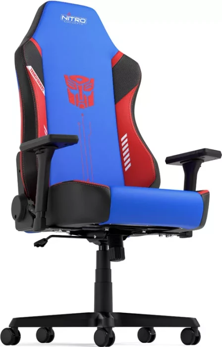 Nitro Concepts X1000 Transformers Optimus Prime Edition Gamingstuhl, blau/rot