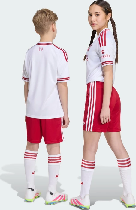 adidas Liverpool FC 2026/2027 Auswärtsshorts strawberry red (Junior)