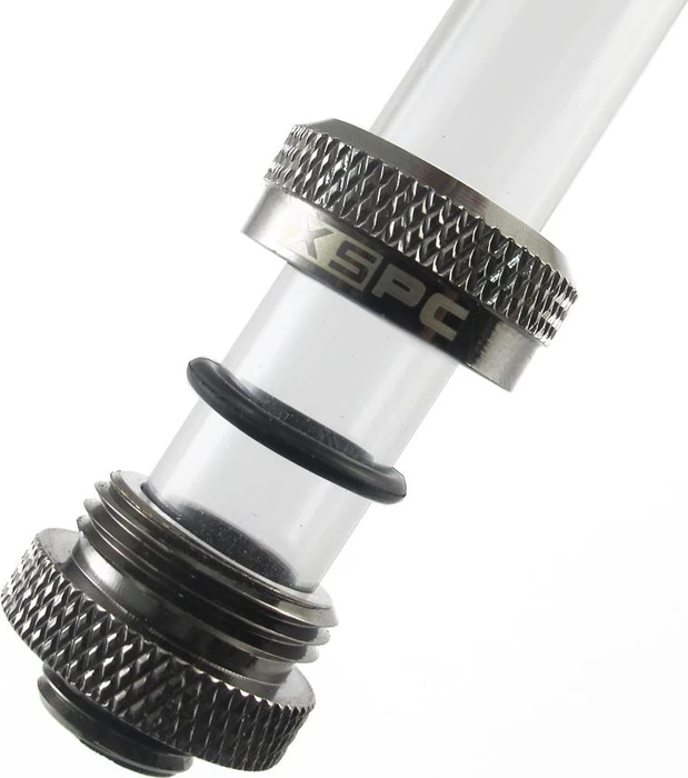 XSPC Rohranschluss G1/4" auf 14/10mm, schwarz verchromt, 8er-Pack