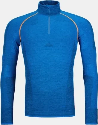 Ortovox 230 Competition Zip Neck Funktionsshirt langarm just blue (Herren)