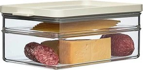 Mepal Kühlschrankdose Omnia Vorratsdose Stapelbox nordic white, 2-tlg. (106417032500)