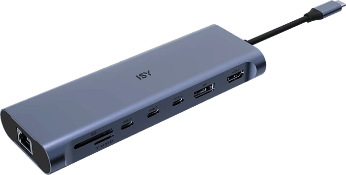 ISY IAD-1036 13-in-1 Multiport-Adapter, USB-C 3.1 [Stecker]