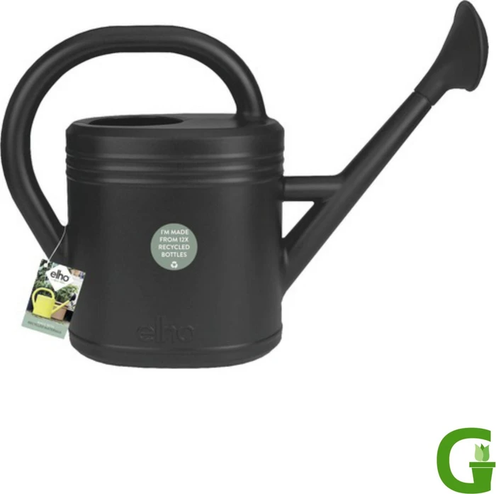 Elho green basics Gießkanne 10l living schwarz