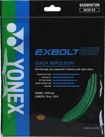 Yonex Exbolt 65 Badmintonsaite grün 10m
