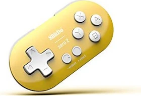 8BitDo Zero 2 Gamepad gelb/weiß (Switch/PC/MAC/Android)