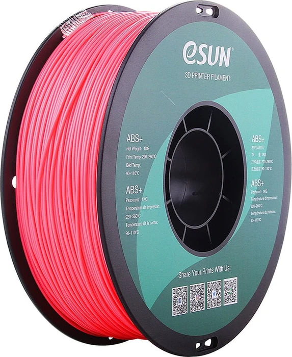 eSUN ABS+, pink, Spule, 1.75mm, 1.00kg