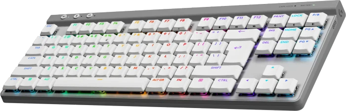 Logitech G515 Lightspeed TKL, weiß, GL TACTILE, USB/Bluetooth, US