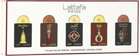 Lattafa Pride Box 3 EdP Pride of Arabia II + Pride Ajwaa + Pride Al Quiam Gold + Pride Masa + Brioche Vanille 20ml Duftset