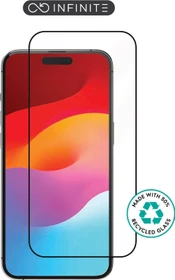 eSTUFF Infinite Titan Shield Full Cover Screen Protector für Apple iPhone 15 Pro schwarz