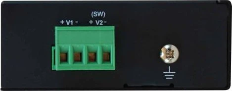 LevelOne Industrial Railmount Gigabit PoE-Injektor, 2x RJ-45, 36W PoE+