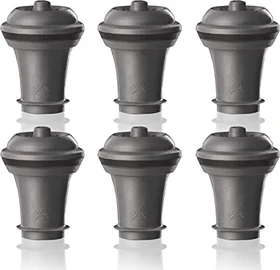 Vacu Vin Stopfen 6er Set grau