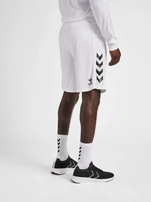 hummel Core XK Poly Trainingshose kurz weiß
