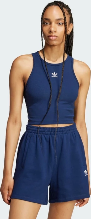 adidas Essentials Ribbed Funktionsshirt ärmellos night indigo (Damen)