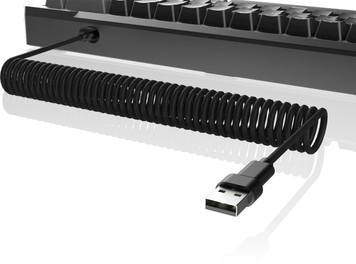 Raijintek MGA-68 Magnetic Switch Keyboard, schwarz, LEDs RGB, Hejin Magnetic Yellow, USB, DE