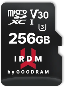 goodram M3AA IRDM MICROCARD R100/W70 256GB Kit, UHS-I U3, Class 10