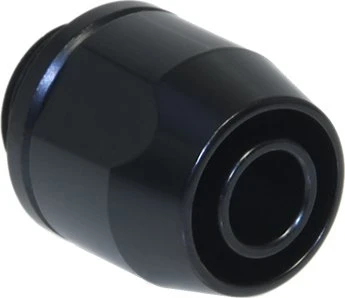 Alphacool HF Anschraubtülle TPV Metall G1/4" auf 12.7/7.6mm schwarz, 6er-Pack