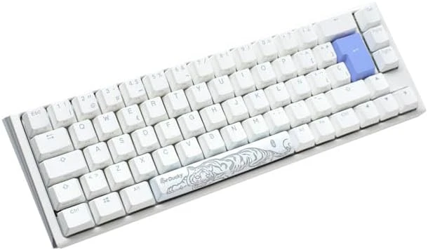 Ducky One 3 SF PBT, LEDs RGB, Pure White, MX SPEED RGB Silver, USB, ES