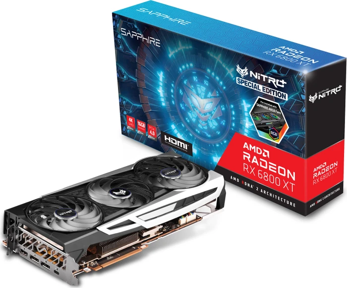 Sapphire Nitro+ Radeon RX 6800 XT SE, 16GB GDDR6, HDMI, USB-C, 2x DP, lite retail