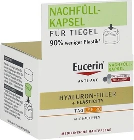 Eucerin Anti-Age Hyaluron-Filler + Elasticity Tagespflege Creme LSF30 Refill, 50ml