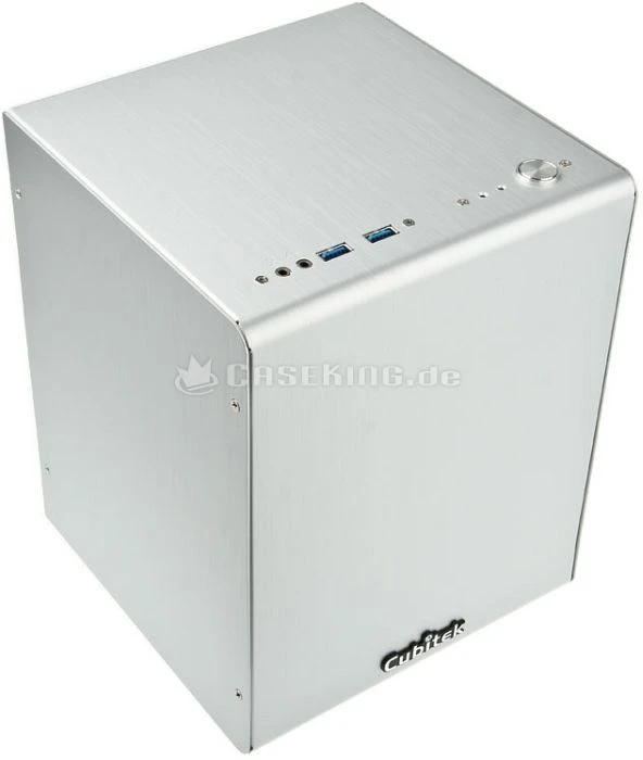 Cubitek Mini Center silber, Mini-ITX