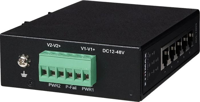 Edimax Pro IGS-1 Industrial Railmount Gigabit Managed Switch, 5x RJ-45