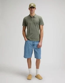 Lee Regular Pique Poloshirt kurzarm lichen olive (Herren)