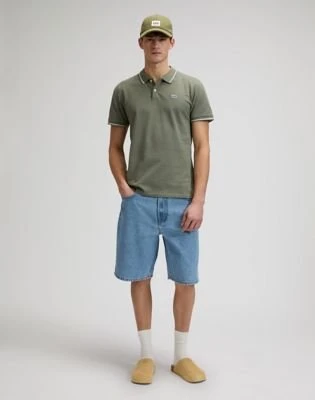 Lee Regular Pique Poloshirt kurzarm lichen olive (Herren)
