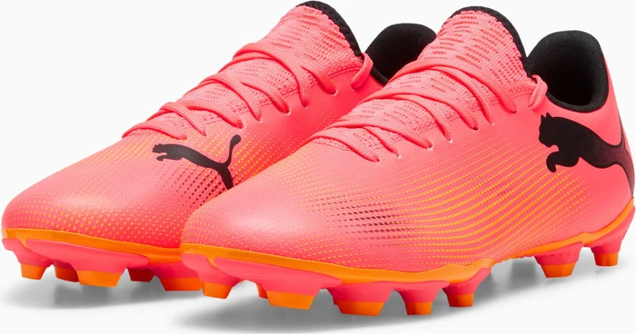 Puma Future 7 Play FG/AG sunset glow/puma black/sun stream