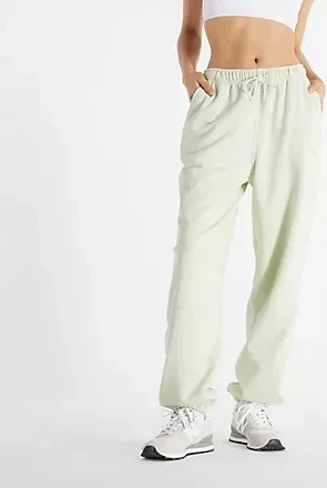 New Balance Athletics French Terry Trainingshose lang natural mint (Damen)