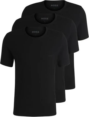 Hugo Boss Classic David Beckham 3er-Pack T-Shirt kurzarm schwarz (Herren)
