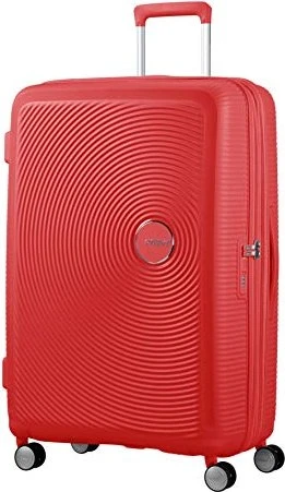 American Tourister Soundbox Spinner erweiterbar L coral red