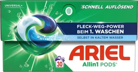 Ariel Universal+ Allin1 Pods Waschmittel, 30 Stück