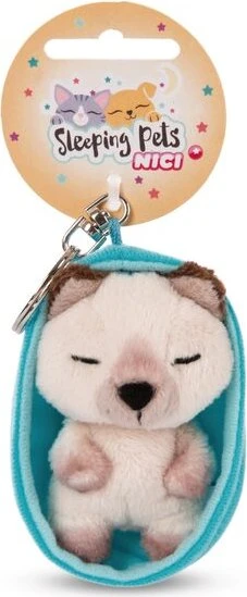 Nici Sleeping Pets Siam Katze Schlüsselanhänger 8cm