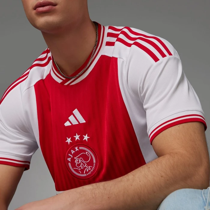 adidas Ajax 2023/2024 Heimtrikot white/bold red (Herren)