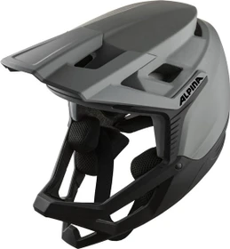 Alpina Roca Fullface-Helm coffee/grey matt