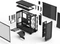Fractal Design Meshify 3 XL Ambience Pro RGB Black TG Light Tint, schwarz, Glasfenster Vorschaubild