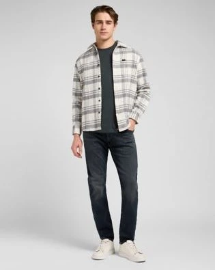 Lee Relaxed Mercantile Hemd langarm painter gray jaspe plaid (Herren)