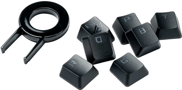 ASUS ROG Keycap Set, Kunststoff (PBT), schwarz, 125 Tasten (105+20)