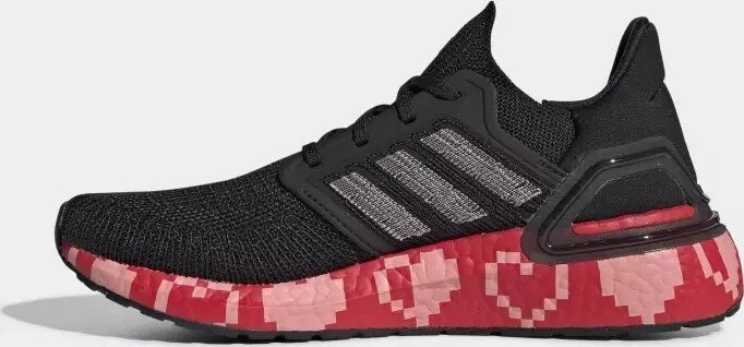 adidas Ultraboost 20 core black/glory pink/scarlet (Damen)