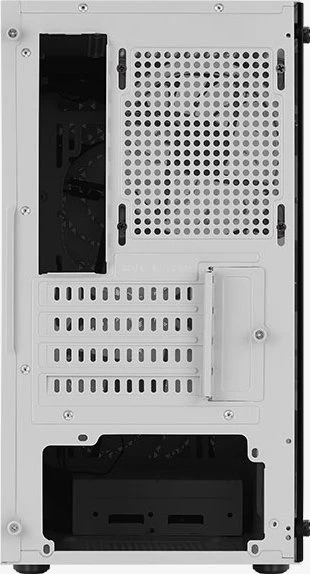 AeroCool Trinity Mini White, weiß, Lüfter LED Fixed RGB, Glasfenster