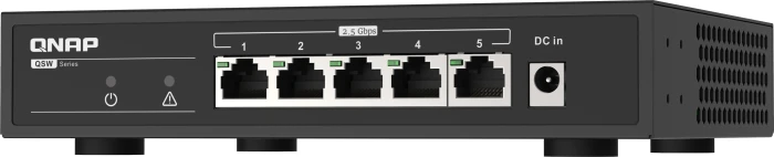QNAP QuTS hero Turbo Station TS-673A-8G + QSW-1100 Desktop 2.5G Switch - Bundle