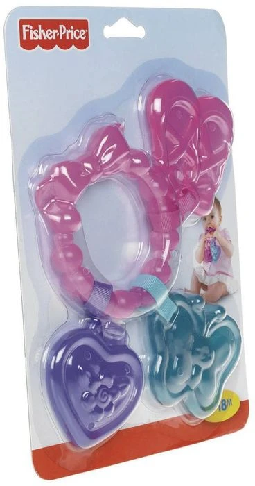 Mattel Fisher-Price Rassel und Beißring Armbändchen