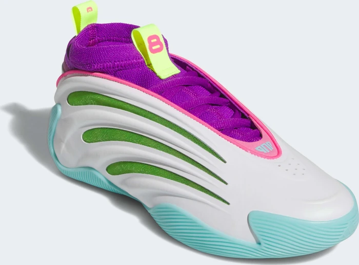 adidas Harden Volume 9 cloud white/lucid lime/lucid pink
